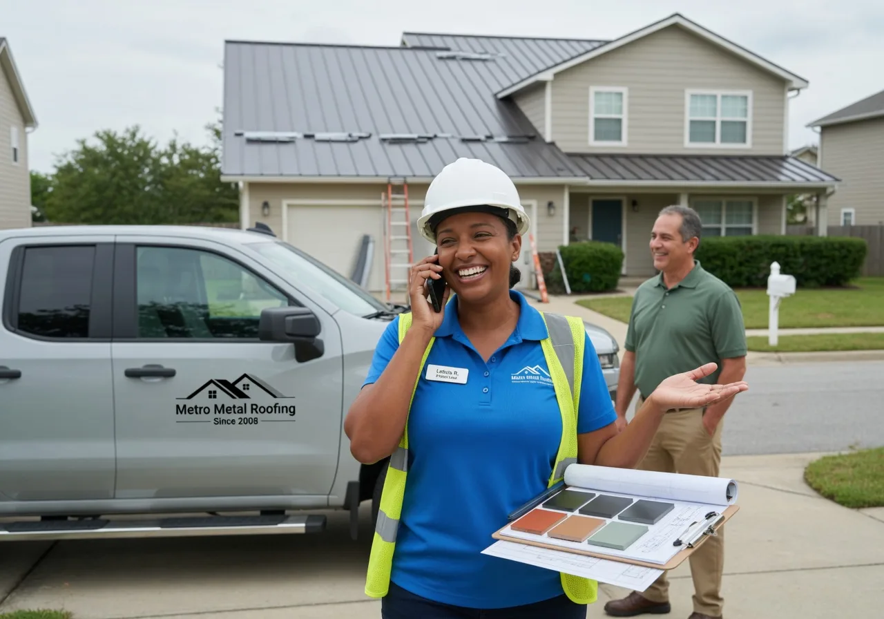 Storm Damage Metal Roof Repair in Oakwood, OK
